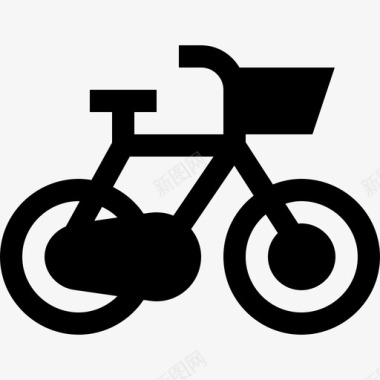 自行车生活方式15充气图标图标