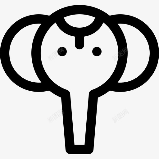 大象马戏团63直系图标svg_新图网 https://ixintu.com 大象 直系 马戏团