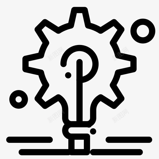 灯泡装备想法图标svg_新图网 https://ixintu.com 任务 想法 灯泡 装备 设置 项目管理