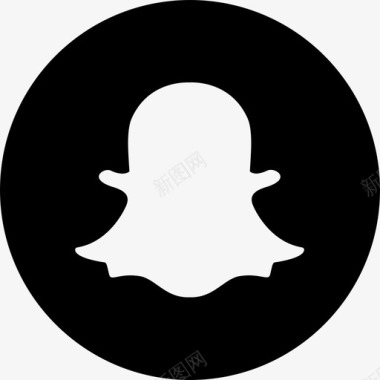 Snapchat社交媒体86循环图标图标