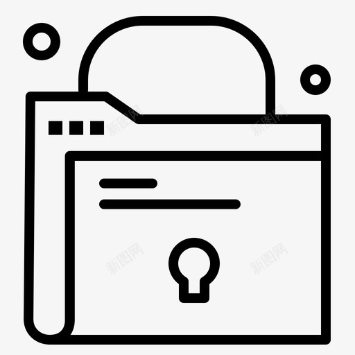 文件夹文件锁定图标svg_新图网 https://ixintu.com 任务 安全 文件 文件夹 锁定 项目管理