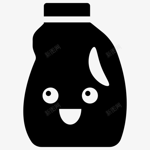 瓶子罐子容器图标svg_新图网 https://ixintu.com 图标 容器 瓶子 笑脸 符号 罐子 表情