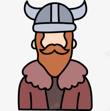 VikingAvatars55color图标图标