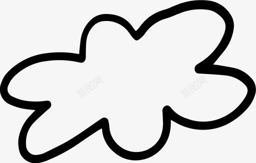 云气球卡通图标svg_新图网 https://ixintu.com 云彩 卡通 天空 气球 泡泡 自然 自由 语音