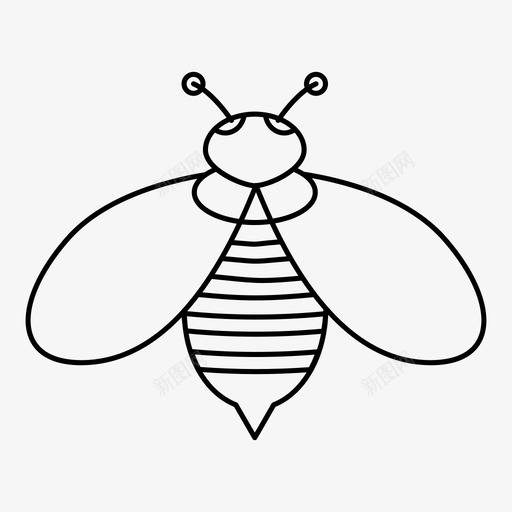 蜜蜂动物虫子图标svg_新图网 https://ixintu.com 动物 害虫 虫子 蜂蜜 蜜蜂
