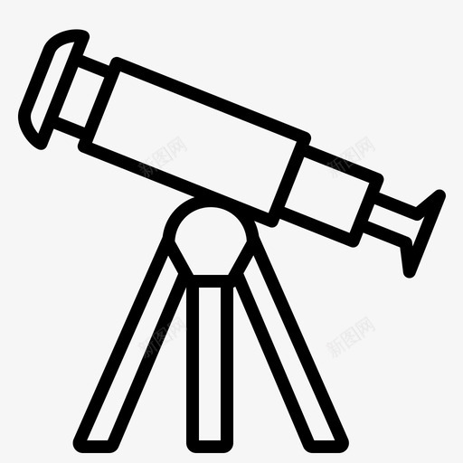 望远镜教育193大纲图标svg_新图网 https://ixintu.com 大纲 教育193 望远镜