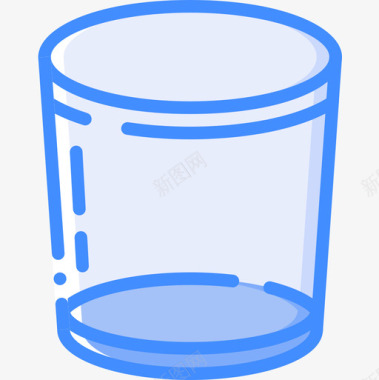 烧杯容器4蓝色图标图标