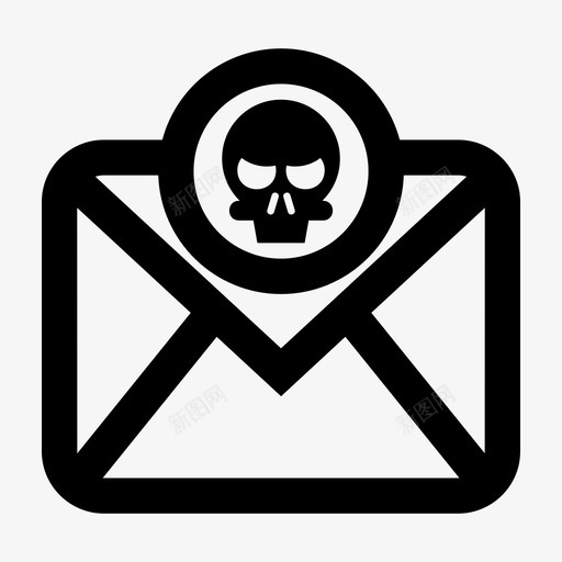 垃圾邮件电子邮件信件图标svg_新图网 https://ixintu.com 信件 垃圾 消息 电子邮件 病毒 邮件