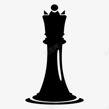 国王象棋游戏图标图标