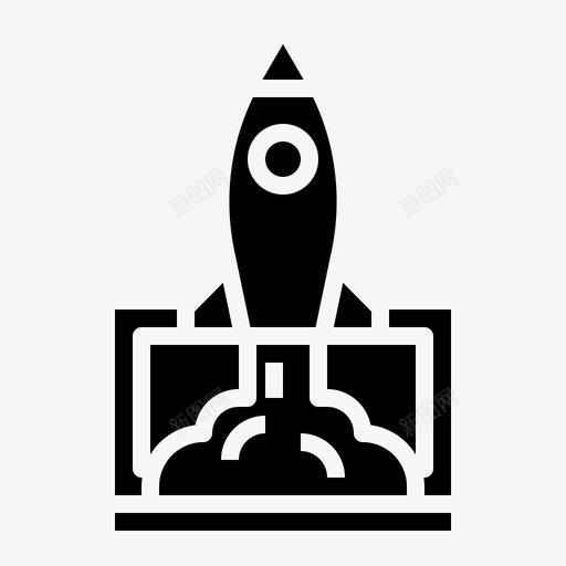网页搜索引擎优化发射火箭图标svg_新图网 https://ixintu.com 创业 发射 火箭 网页设计固体 网页设计搜索引擎优化 轮船