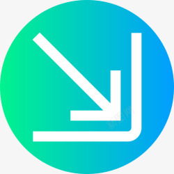 光标右下右下角选择和光标20圆形图标高清图片