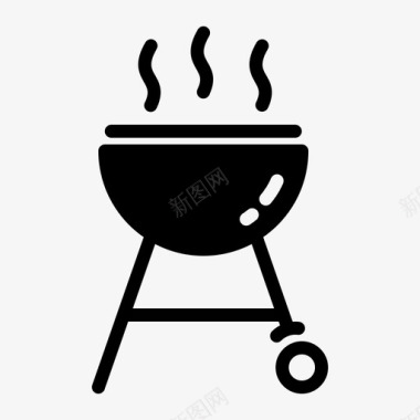 烧烤烹饪厨房套餐图标图标