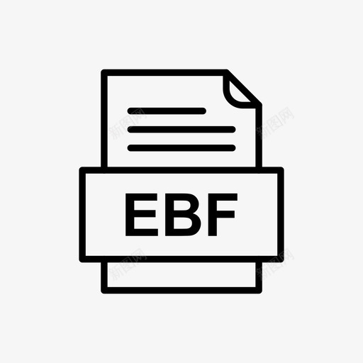 ebf文件文件图标文件类型格式svg_新图网 https://ixintu.com 41种文件格式 ebf文件文件图标 文件类型 格式