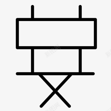 椅子电影院电影图标图标