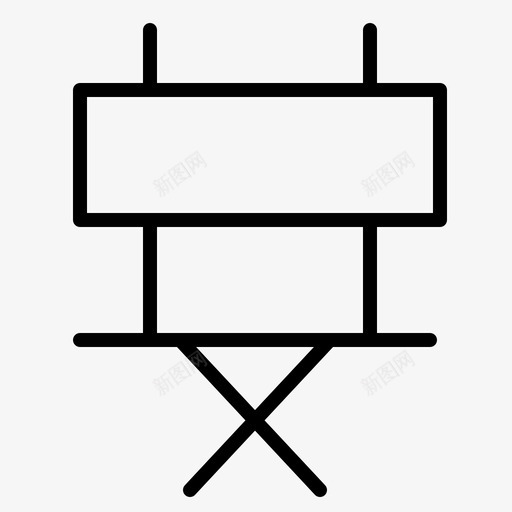 椅子电影院电影图标svg_新图网 https://ixintu.com 折叠椅 椅子 电影 电影院 视频制作