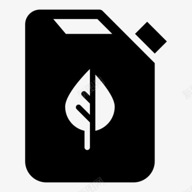生态燃料生物燃料碳罐图标图标