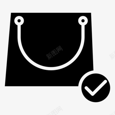购物袋采购销售图标图标