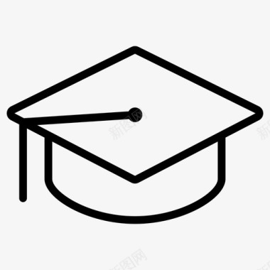 毕业典礼帽子图标图标