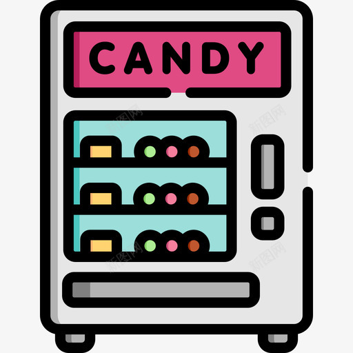 糖果机坎迪斯霍普3直系颜色图标svg_新图网 https://ixintu.com 直系 糖果机 迪斯 霍普 颜色