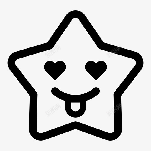 表情情感脸图标svg_新图网 https://ixintu.com 微笑 情感 明星 明星表情 脸 表情