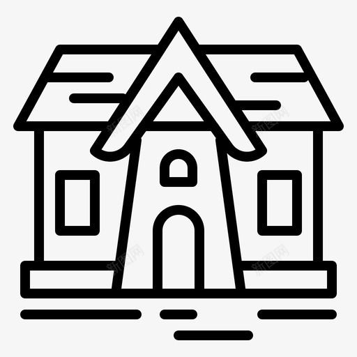 建筑房屋房地产图标svg_新图网 https://ixintu.com 建筑 房地产 房屋