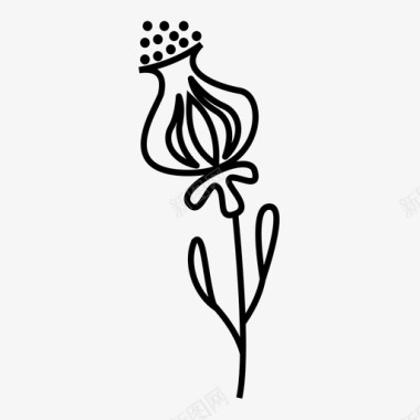花卉花园手绘花卉系列1图标图标