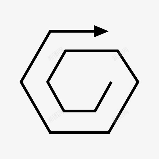 箭头方向迷宫图标svg_新图网 https://ixintu.com 右 方向 箭头 箭头弓3 迷宫