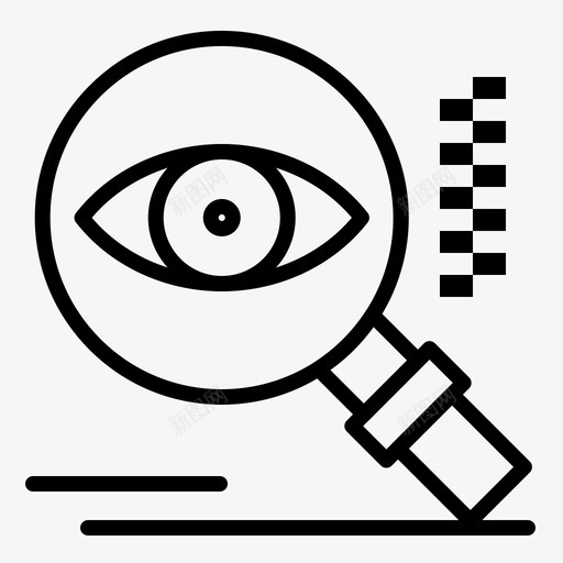 眼睛发现搜索图标svg_新图网 https://ixintu.com 任务和项目管理 发现 搜索 查看 眼睛