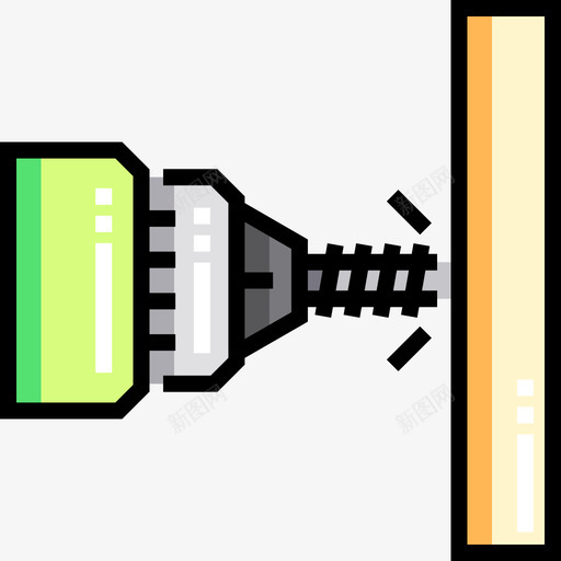 钻工具箱5线颜色图标svg_新图网 https://ixintu.com 工具箱 颜色