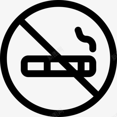 禁止吸烟出租车10路直达图标图标