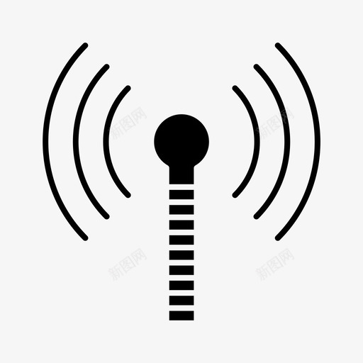 信号塔连接已连接图标svg_新图网 https://ixintu.com 信号塔 技术 标志 标志符 符号 联机 连接