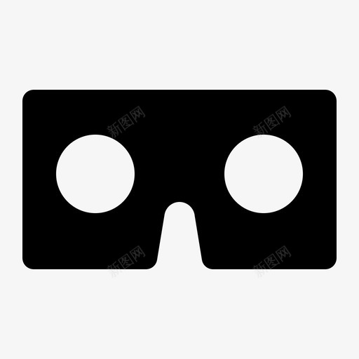 vr眼镜耳机图标svg_新图网 https://ixintu.com 3版 vr 多媒体 字形 现实 眼镜 耳机 虚拟