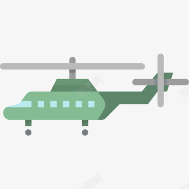 直升机军用33平的图标图标