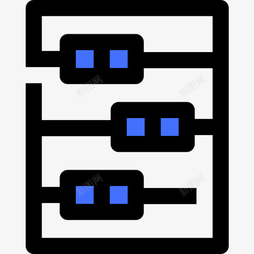 算盘56学校蓝色图标svg_新图网 https://ixintu.com 56学校 算盘 蓝色