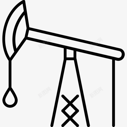 石油开采平台生产图标svg_新图网 https://ixintu.com 工业 平台 开采 油井 生产 石油 资源