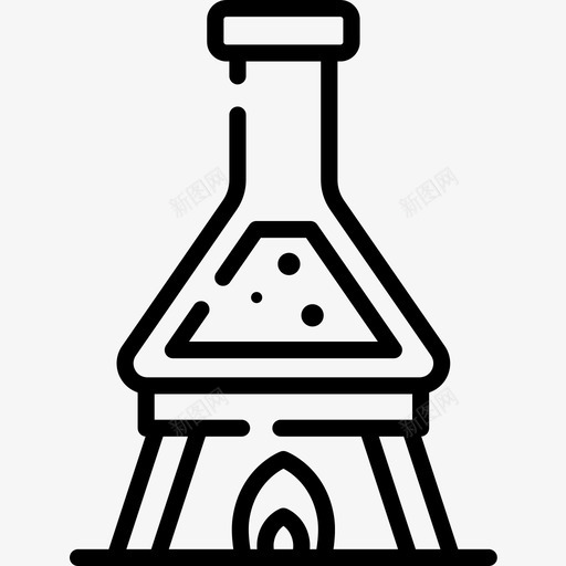 化学11学院线性图标svg_新图网 https://ixintu.com 11学院 化学 线性