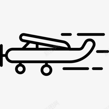 螺旋桨飞机飞机飞行图标图标