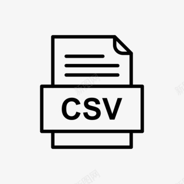 csv文件文件图标文件类型格式图标