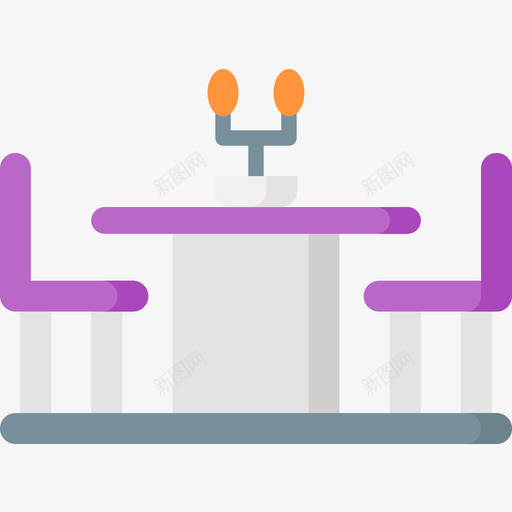 餐桌美食21平的图标svg_新图网 https://ixintu.com 平的 美食 餐桌