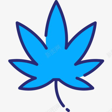 大麻犯罪15原色图标图标