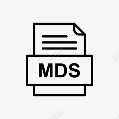 mds文件文件图标文件类型格式图标