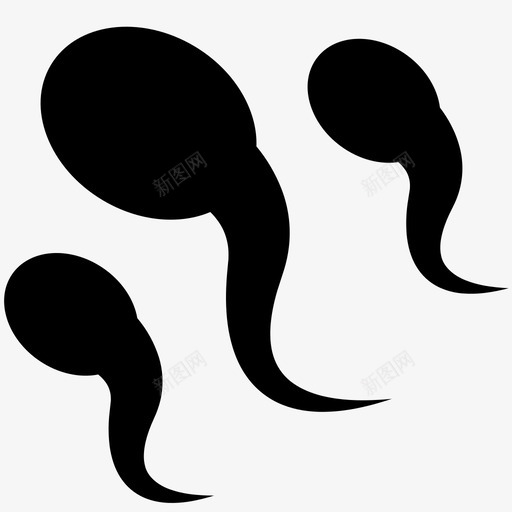 精子_sperm1svg_新图网 https://ixintu.com 精子_sperm1