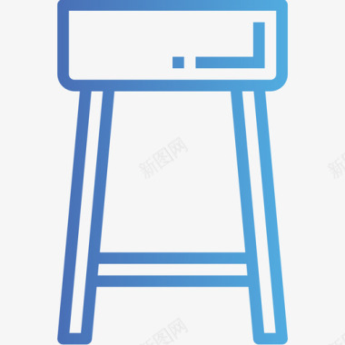 座椅家具105坡度图标图标