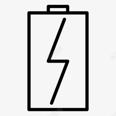 电池充电蓄电池能量图标图标
