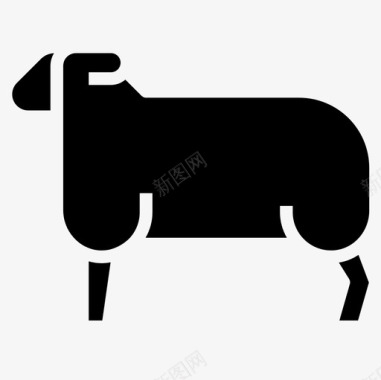 绵羊农场21填充图标图标