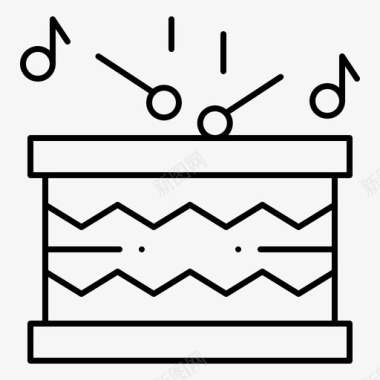 鼓乐器音乐图标图标