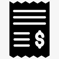 销售单据销售收据帐单业务单据图标高清图片