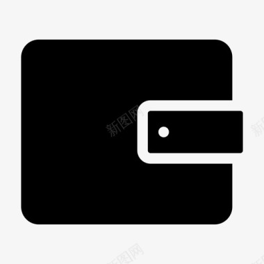 钱包信用卡钱图标图标