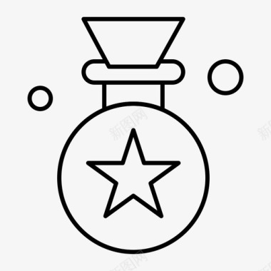 明星奖项徽章图标图标