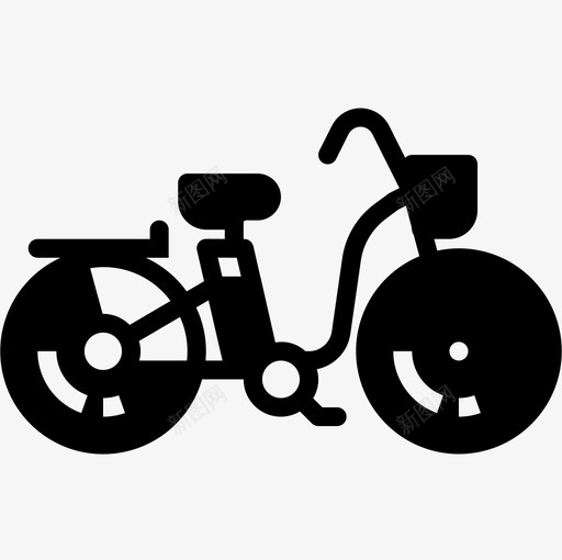 自行车21号自行车实心图标svg_新图网 https://ixintu.com 21号 实心 自行车
